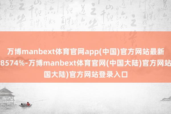 万博manbext体育官网app(中国)官方网站最新收益率1.8574%-万博manbext体育官网(中国大陆)官方网站登录入口